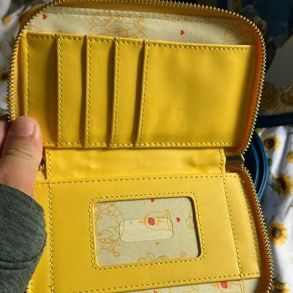 Disney Beauty and the Beast Loungefly and wallet